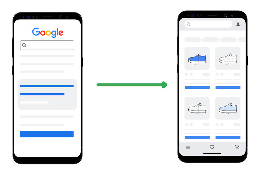 Google atualiza artigo App Deep Links 1 search results to deep link